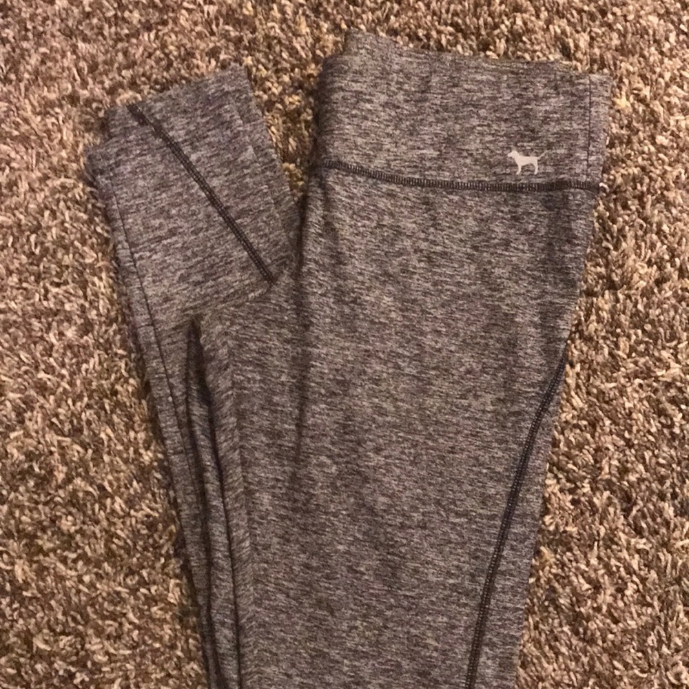 Grey PINK long yoga pants